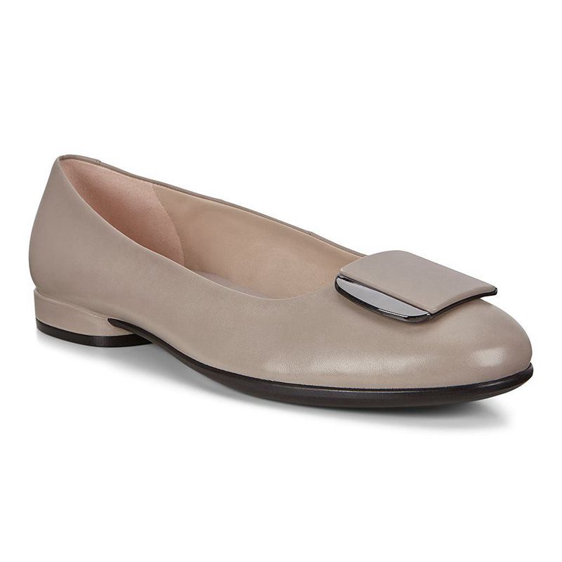 Bailarinas Ecco Anine Para Mujer,Beige,148562-LTX